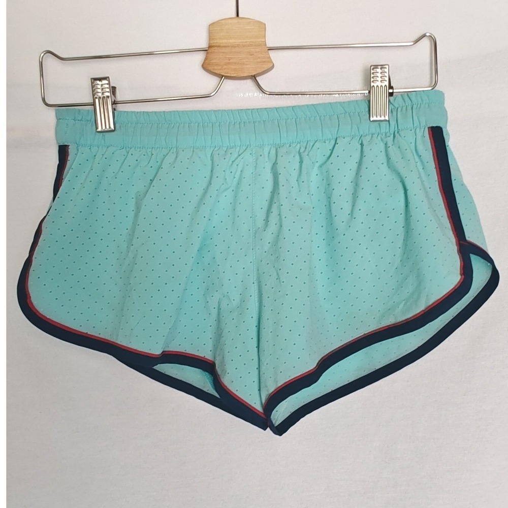 Rabbit‎ Running Shorts Lined Small Teal Perforated Performance Athletic RW237